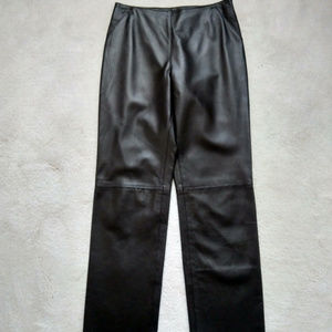 Buttery soft leather pants from Italy